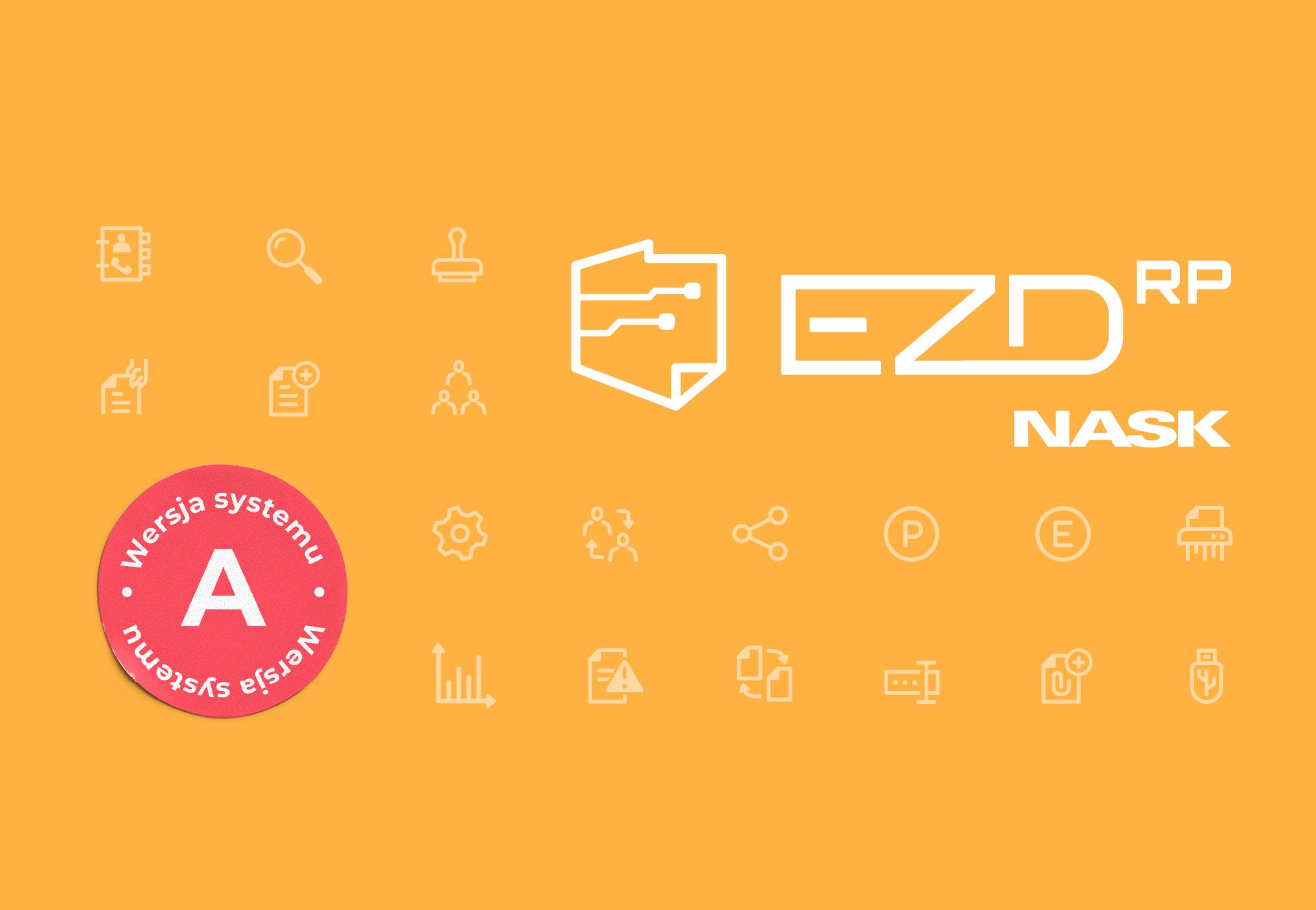 Okładka do kursu pt. EZD RP – Podstawy pracy w systemie (wersja A).