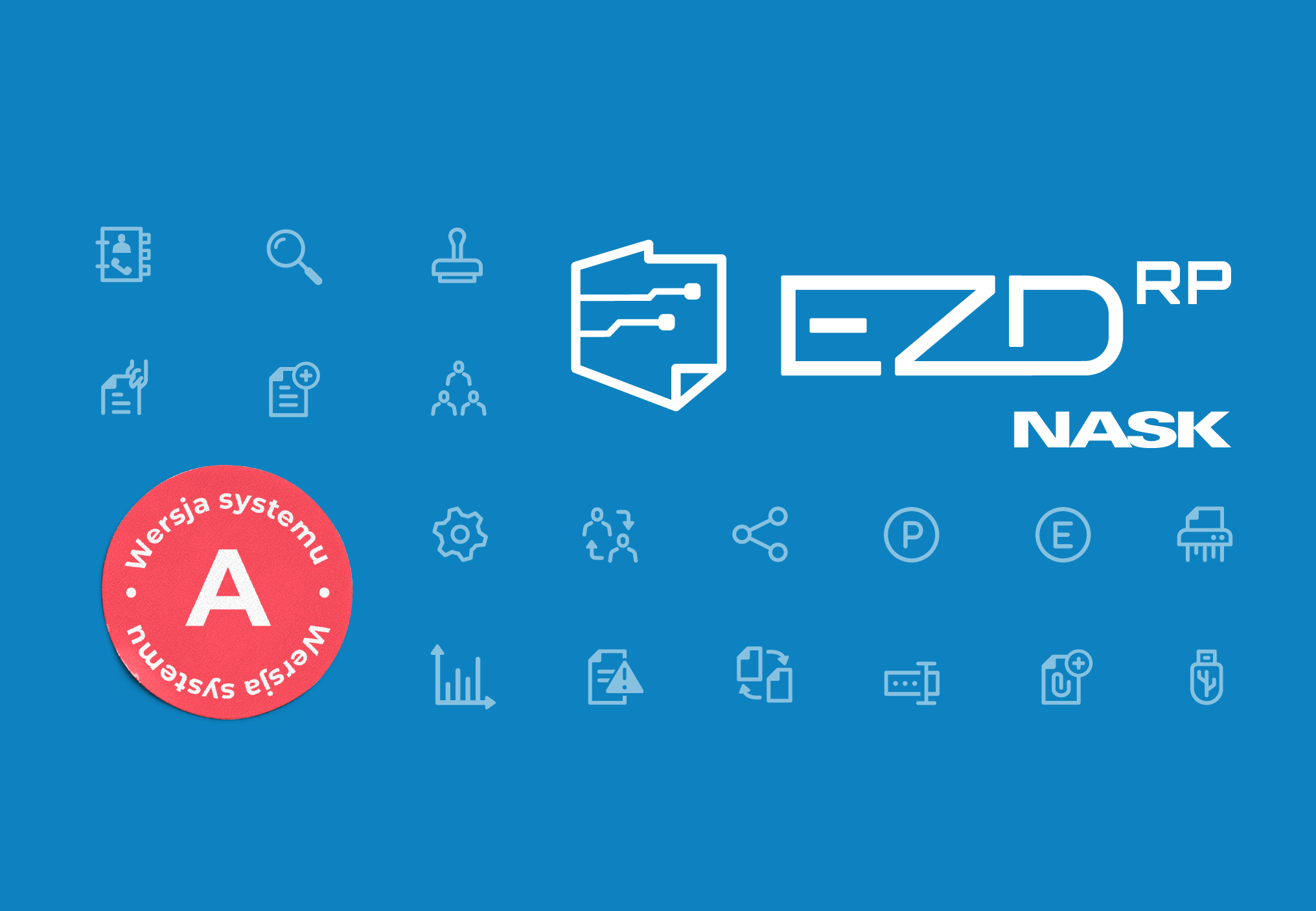 Okładka do kursu pt. EZD RP – Podstawy pracy w systemie (wersja A).